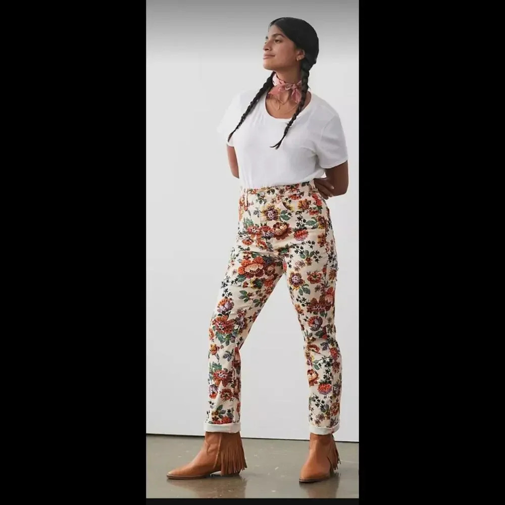 Anthropologie Pilcro‎ Autumn Collection Cigarette Slim Straight Jeans